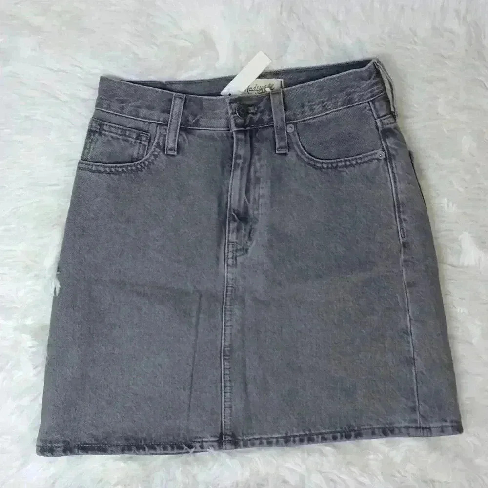 Madewell Rigid Denim A-Line - Picture 2 of 6